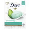 Dove Awakening Gentle Beauty Bar Soap All Skin Type, Pear and Aloe, 3.75 oz (8 Bars) EasyOptionXY LLC