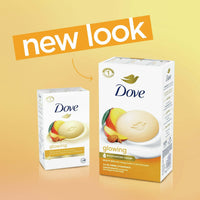 Dove Moisturizing Gentle Beauty Bar Soap for All Skin Type Glowing Mango & Almond Butter, 3.75 oz (8 Bars) EasyOptionXY LLC