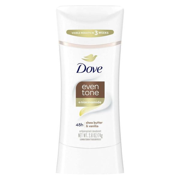 Dove Even Tone Women's Antiperspirant Deodorant Stick Shea Butter & Vanilla, 2.6 oz EasyOptionXY LLC