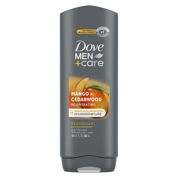 Dove Men+Care Rejuvenating Hydrating Men's Face & Body Wash Mango & Cedarwood All Skin, 18 oz EasyOptionXY LLC