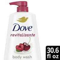 Dove Moisturizing Gentle Women's Body Wash with Pump All Skin Type, Revitalizante Cherry & Chia Milk, 30.6 oz EasyOptionXY LLC