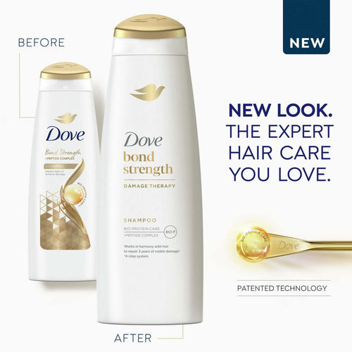Dove Bond Strength Women's Shampoo for Damaged Hair with Bio Protein Care, 12 oz EasyOptionXY LLC