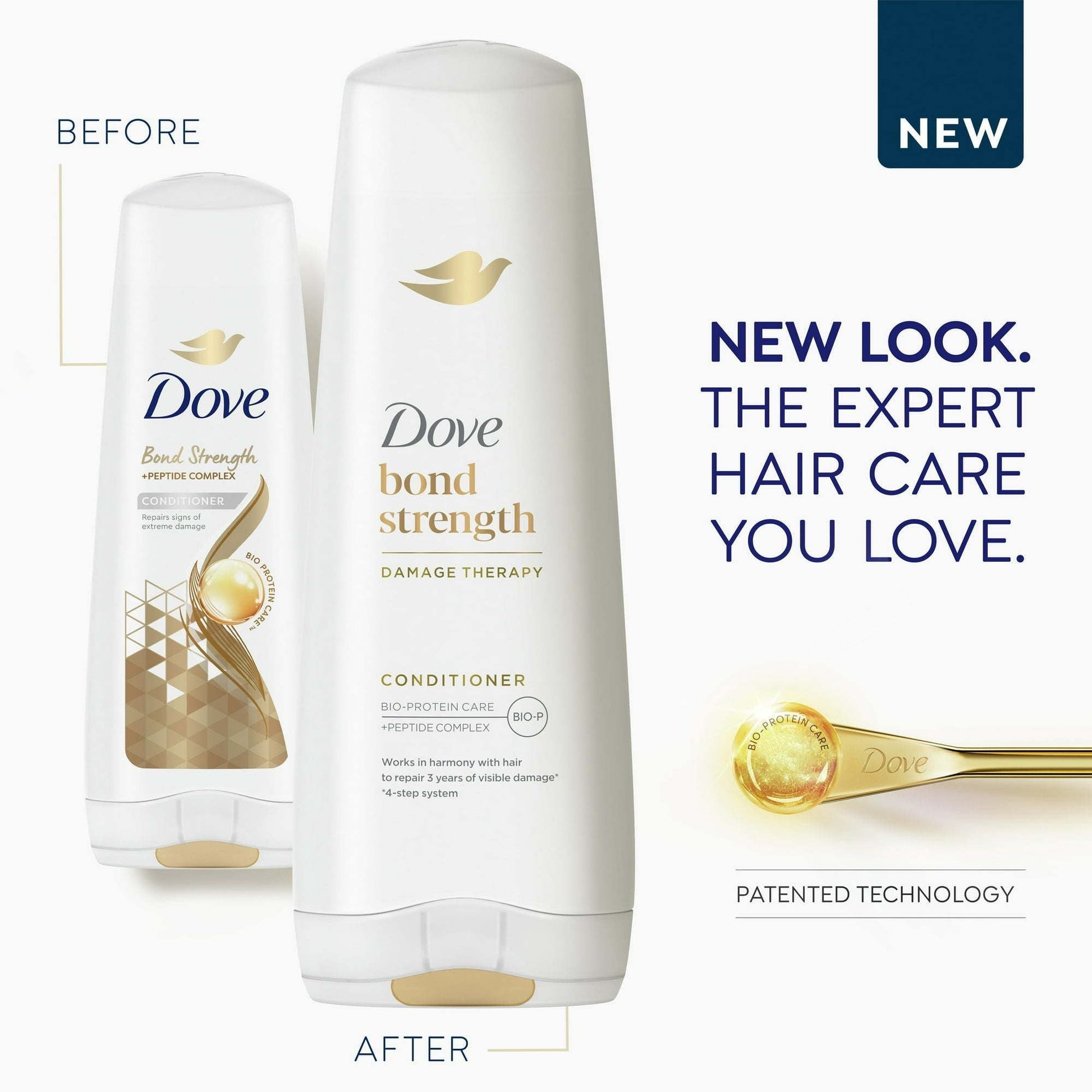 Dove Bond Strength Women's Conditioner for Damaged Hair with Bio Protein Care, 12 oz EasyOptionXY LLC