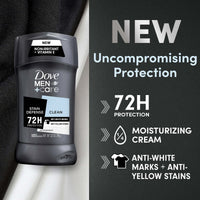 Dove Men+Care Stain Defense Men's Antiperspirant Deodorant Stick Clean, 2.7 oz Twin Pack EasyOptionXY LLC