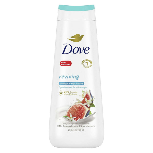 Dove Reviving Long Lasting Gentle Women's Body Wash, Blue Fig and Orange Blossom, 20 fl oz EasyOptionXY LLC