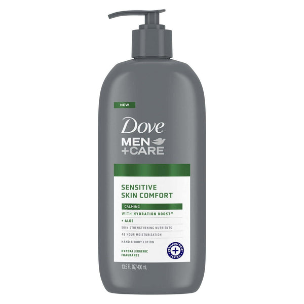 Dove Men+Care Sensitive Skin Comfort Women's Hand & Body Lotion Dry Skin Aloe, 13.5 oz EasyOptionXY LLC