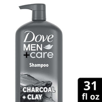 Dove Men+Care Purifying Shampoo with Pump Charcoal + Clay, 31 oz EasyOptionXY LLC