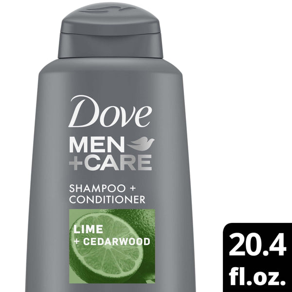 Dove Men+Care Real Daily Shampoo and Conditioner, Lime and Cedarwood, 20.4 fl oz EasyOptionXY LLC