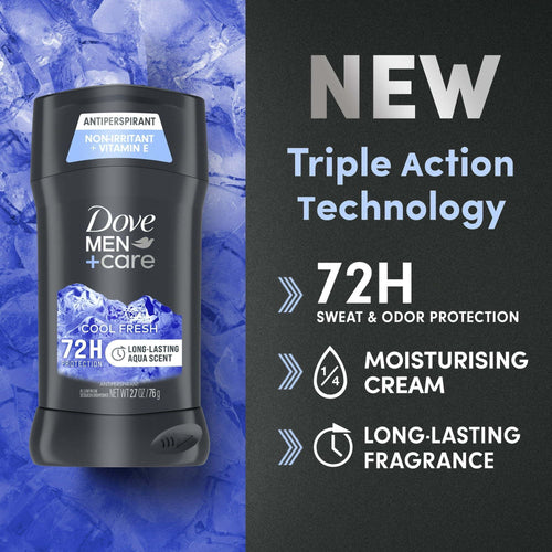 Dove Men+Care Men's Antiperspirant Deodorant Stick Cool Fresh, 2.7 oz EasyOptionXY LLC