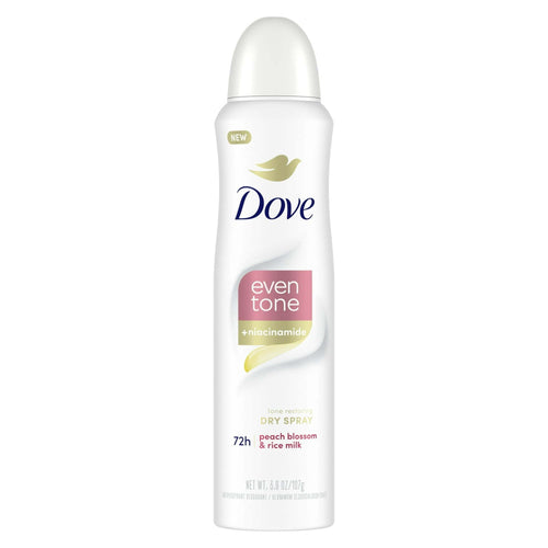 Dove Even Tone Women's Antiperspirant Dry Spray Peach Blossom & Rice Milk, 3.8 oz EasyOptionXY LLC