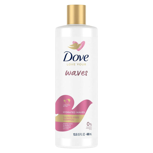 Dove Love Your Waves Hydrated Daily Shampoo for Curly Hair with Raw Shea Butter, 13.5 fl oz EasyOptionXY LLC