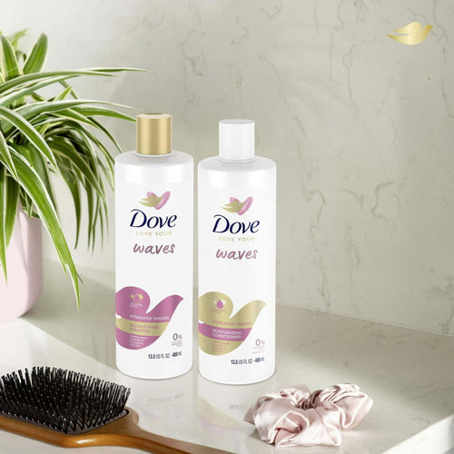 Dove Love Your Waves Hydrated Daily Shampoo for Curly Hair with Raw Shea Butter, 13.5 fl oz EasyOptionXY LLC