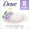 Dove Indulging Gentle Beauty Bar Soap for Dry Skin, Sweet Cream and Peony, 3.75 oz (8 Bars) EasyOptionXY LLC