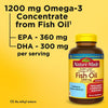 Nature Made Burp Less Omega 3 Fish Oil 1200 mg Softgels; Fish Oil Supplements; 125 Count EasyOptionXY LLC