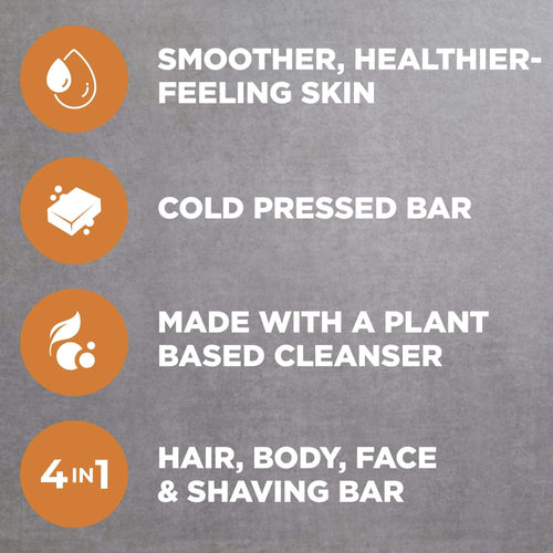 Dove Men+Care Men's Cleansing Bar Soap All Skin Type, Blood Orange + Sea Salt, 5 oz EasyOptionXY LLC