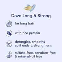 Dove Love Your Lasting Length Long and Strong Sulfate-Free Shampoo for All Hair Types, 13.5 fl oz EasyOptionXY LLC