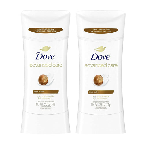 Dove Advanced Care Women's Antiperspirant Deodorant Stick Pro Ceramide Shea Butter, 2.6 oz Twin Pack EasyOptionXY LLC