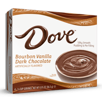 Dove Bourbon Vanilla Dark Chocolate Instant Pudding Mix and Pie Filling, 4 Servings, 3.03 oz EasyOptionXY LLC