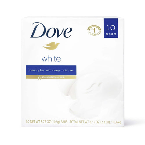 Dove Beauty Bar White 3.75 oz 10 Bars EasyOptionXY LLC
