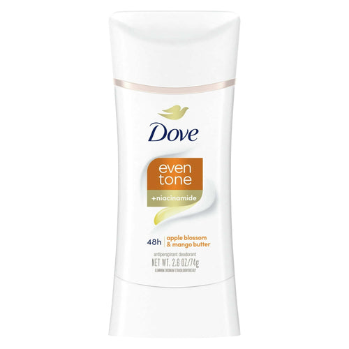 Dove Even Tone Women's Antiperspirant Deodorant Stick, Apple Blossom & Mango Butter, 2.6 oz EasyOptionXY LLC