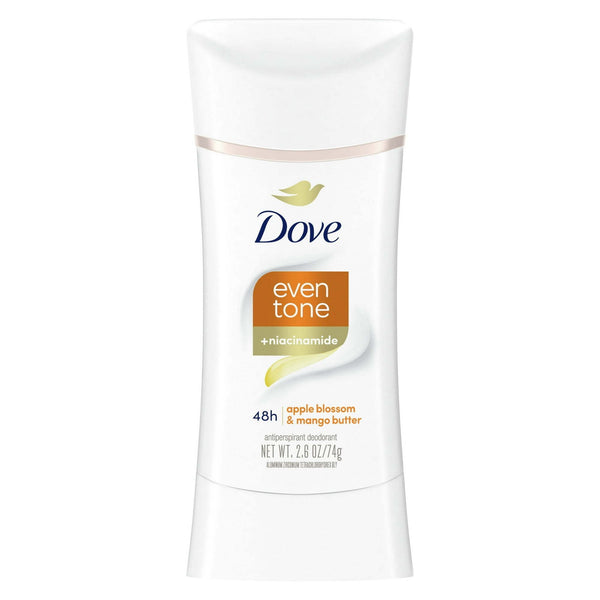 Dove Even Tone Women's Antiperspirant Deodorant Stick, Apple Blossom & Mango Butter, 2.6 oz EasyOptionXY LLC