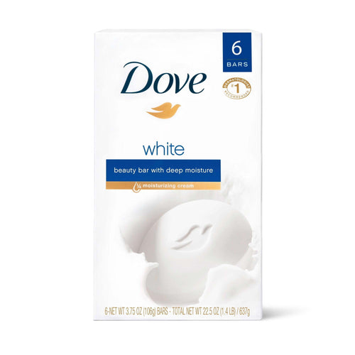 Dove White Beauty Bar, 4 oz, 6 Bar EasyOptionXY LLC