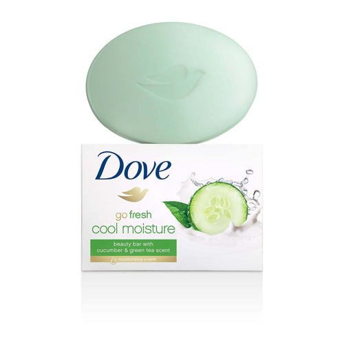 Dove Cool Moisture Cucumber And Green Tea Beauty Bar 22.50 oz 6 Bars EasyOptionXY LLC