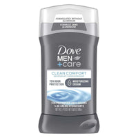 Dove Men+Care Aluminum-Free Deodorant; Clean Comfort 3 Ounce (Pack of 3) EasyOptionXY LLC