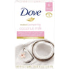 Dove Restoring Coconut Cocoa Butter Beauty Bar Soap All Skin Type 3.75 oz, 6 Counts EasyOptionXY LLC