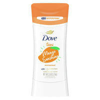 Dove Teens Long Lasting Women's Antiperspirant Deodorant Stick, Mango Sunshine, 2.6 oz EasyOptionXY LLC