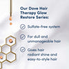Dove Hair Therapy Glow Restore Serum + Conditioner 8 fl oz EasyOptionXY LLC