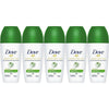 Dove Go Fresh Cucumber & Green Tea Scent Antiperspirant Roll-on, 50 Ml / 1.7 Ounce (Pack of 5) EasyOptionXY LLC