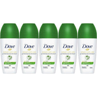 Dove Go Fresh Cucumber & Green Tea Scent Antiperspirant Roll-on, 50 Ml / 1.7 Ounce (Pack of 5) EasyOptionXY LLC