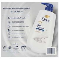 Dove Deep Moisture Renewing Body Wash 30.6 Fluid Ounce (Pack of 2) EasyOptionXY LLC