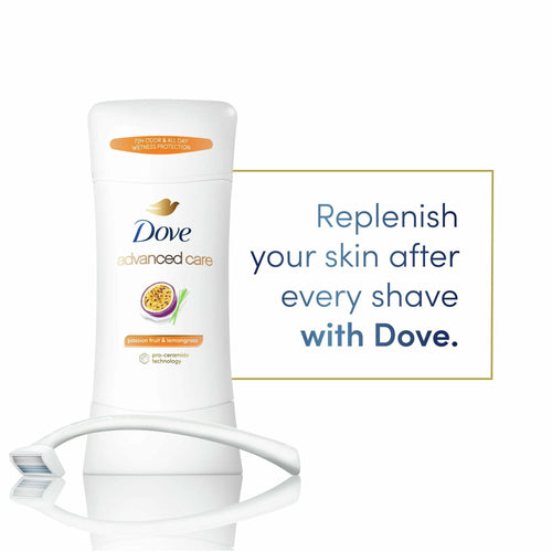 Dove Advanced Care Women's Deodorant Stick Passion Fruit & Lemongrass, 2.6 oz EasyOptionXY LLC