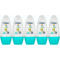 Dove Go Fresh Pear and Aloe Antiperspirant Roll-on, 50 Ml / 1.7 Ounce (Pack of 5) EasyOptionXY LLC