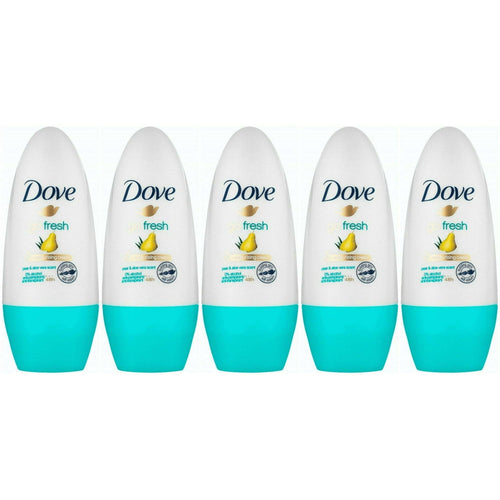 Dove Go Fresh Pear and Aloe Antiperspirant Roll-on, 50 Ml / 1.7 Ounce (Pack of 5) EasyOptionXY LLC