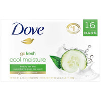 Dove Go Fresh Cool Moisture Beauty Bar (3.75 oz., 16 ct.) EasyOptionXY LLC
