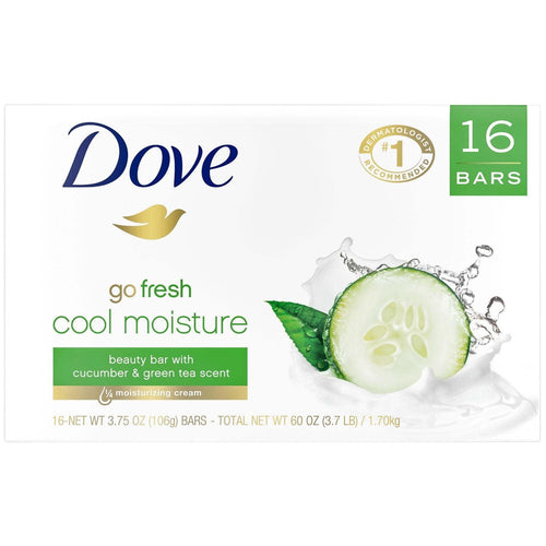 Dove Go Fresh Cool Moisture Beauty Bar (3.75 oz., 16 ct.) EasyOptionXY LLC