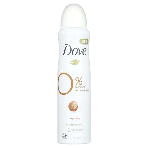 Dove 0% Aluminum Deodorant Spray Shea Butter Aluminum Free Deodorant For 48 Hour Protection 4OZ, 1 EasyOptionXY LLC