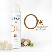 Dove 0% Aluminum Deodorant Spray Shea Butter Aluminum Free Deodorant For 48 Hour Protection 4OZ, 1 EasyOptionXY LLC
