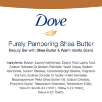 Dove Purely Pampering Shea Butter Beauty Bar, 4 oz, 2 Bar EasyOptionXY LLC