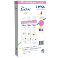 Dove Women's Invisible Dry Spray Antiperspirant Deodorant, 4.8 Ounce (3 Pack) EasyOptionXY LLC