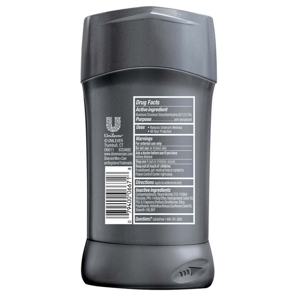 Dove Men+Care Antiperspirant Deodorant Stick Clean Comfort 2.7 oz (Pack of 6) EasyOptionXY LLC
