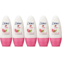 Dove Go Fresh Pomegranate & Lemon Verbena Scent Antiperspirant Roll-on, 50 Ml / 1.7 Ounce (Pack of 5) EasyOptionXY LLC