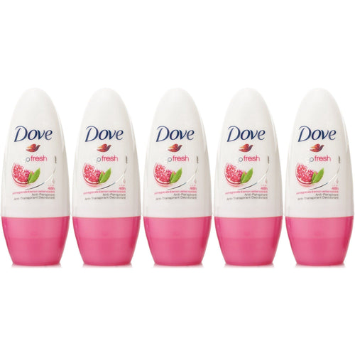 Dove Go Fresh Pomegranate & Lemon Verbena Scent Antiperspirant Roll-on, 50 Ml / 1.7 Ounce (Pack of 5) EasyOptionXY LLC