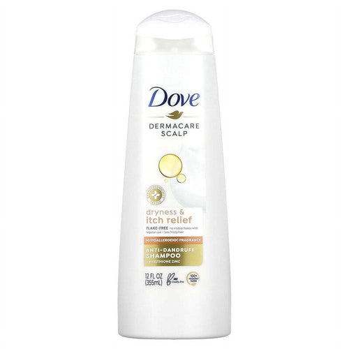 Dove, Dermacare Scalp, Anti-Dandruff Shampoo, Dryness & Itch Relief, 12 fl oz (355 ml) Pack of 2 EasyOptionXY LLC