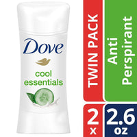 Dove Advanced Care Antiperspirant Deodorant Cool Essentials 2.6 oz (Pack of 3) EasyOptionXY LLC
