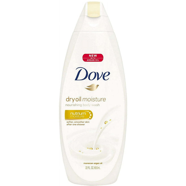 Dove Nourshing Body Wash, Dry Oil Moisture, 22 oz (Pack of 3) EasyOptionXY LLC