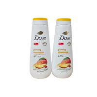 Dove Glowing Mango Butter and Almond Butter Body Wash (2 Pack) EasyOptionXY LLC